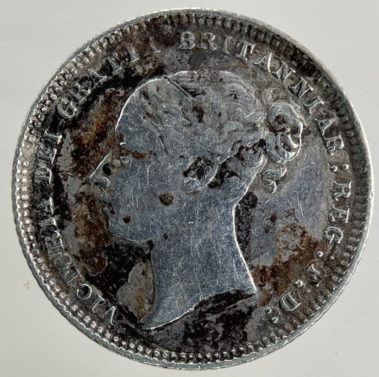 1872 Victoria Sixpence Silver Coin | Fine Collectable Grade