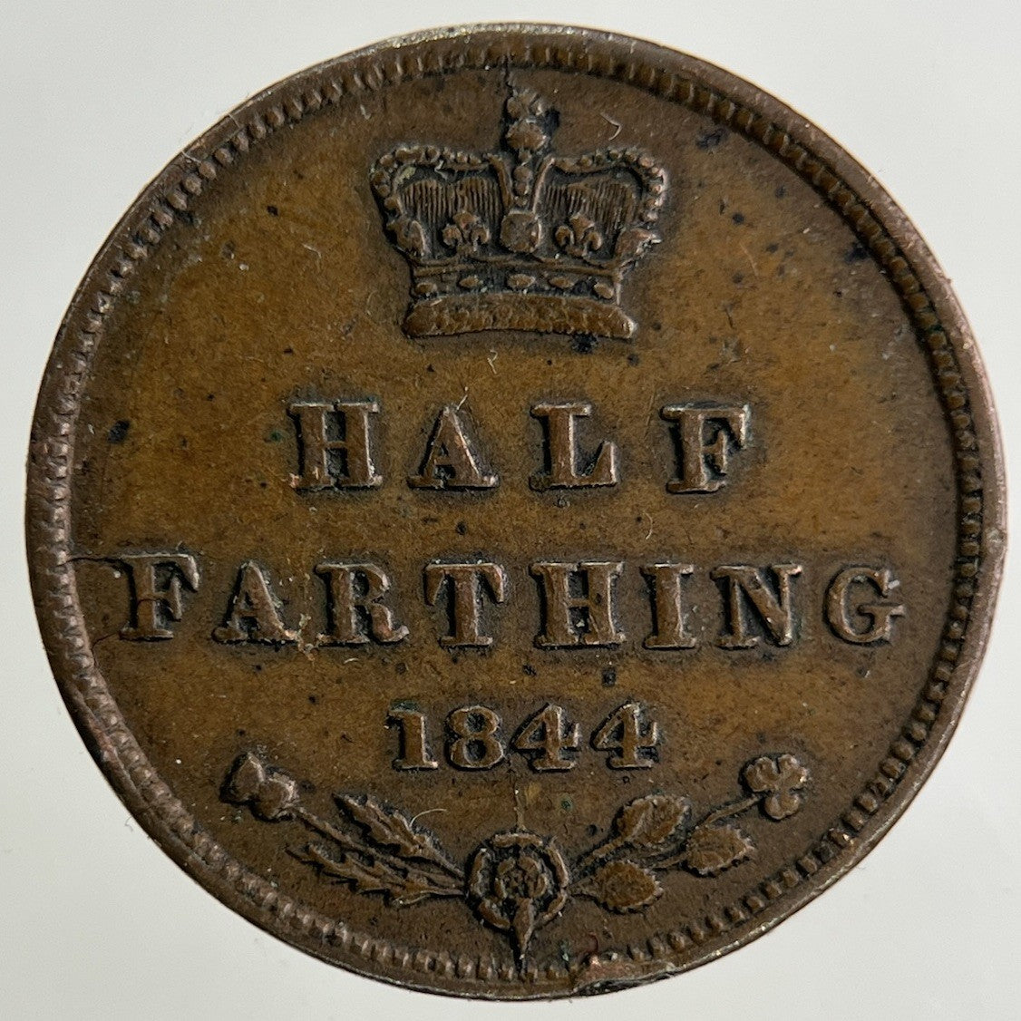 1844 Victoria Half Farthing Coin | Fine Collectable Grade