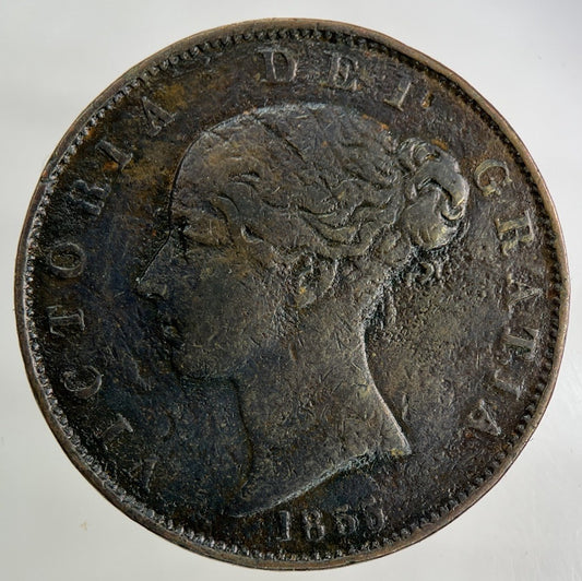 1855 Victoria Half-Penny Coin | Collectable Grade