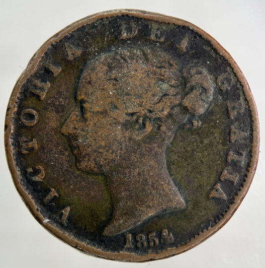 1854 Victoria Half-Penny Coin | Collectable Grade