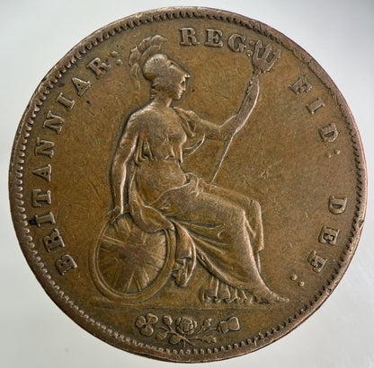 1853 Victoria One Penny Coin | Collectable Grade