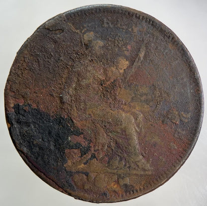 1826 George IV One Penny Coin | Fair Grade
