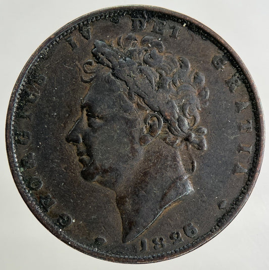 1826 George IV Farthing Coin | Fine Collectable Grade