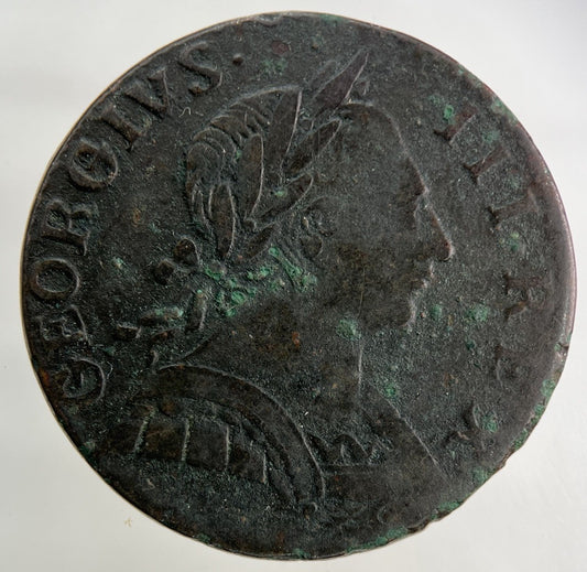 1775 George III 3rd Half-Penny Coin | Fine Collectable Grade