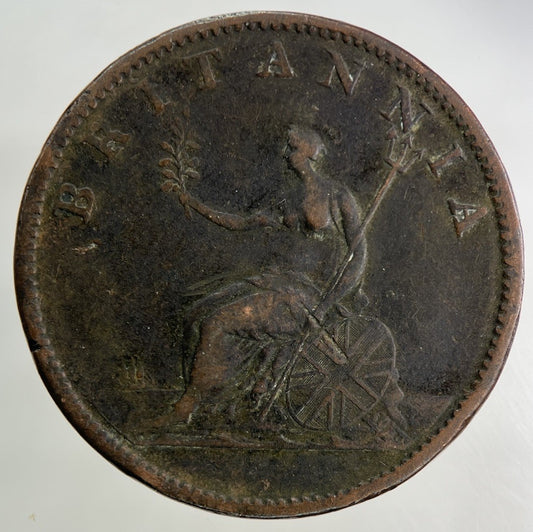 1807 George III 3rd Half-Penny Coin | Fine Collectable Grade