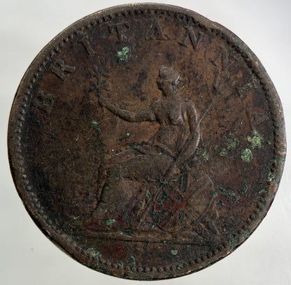 1806 George III 3rd Half-Penny Coin | Fine Collectable Grade