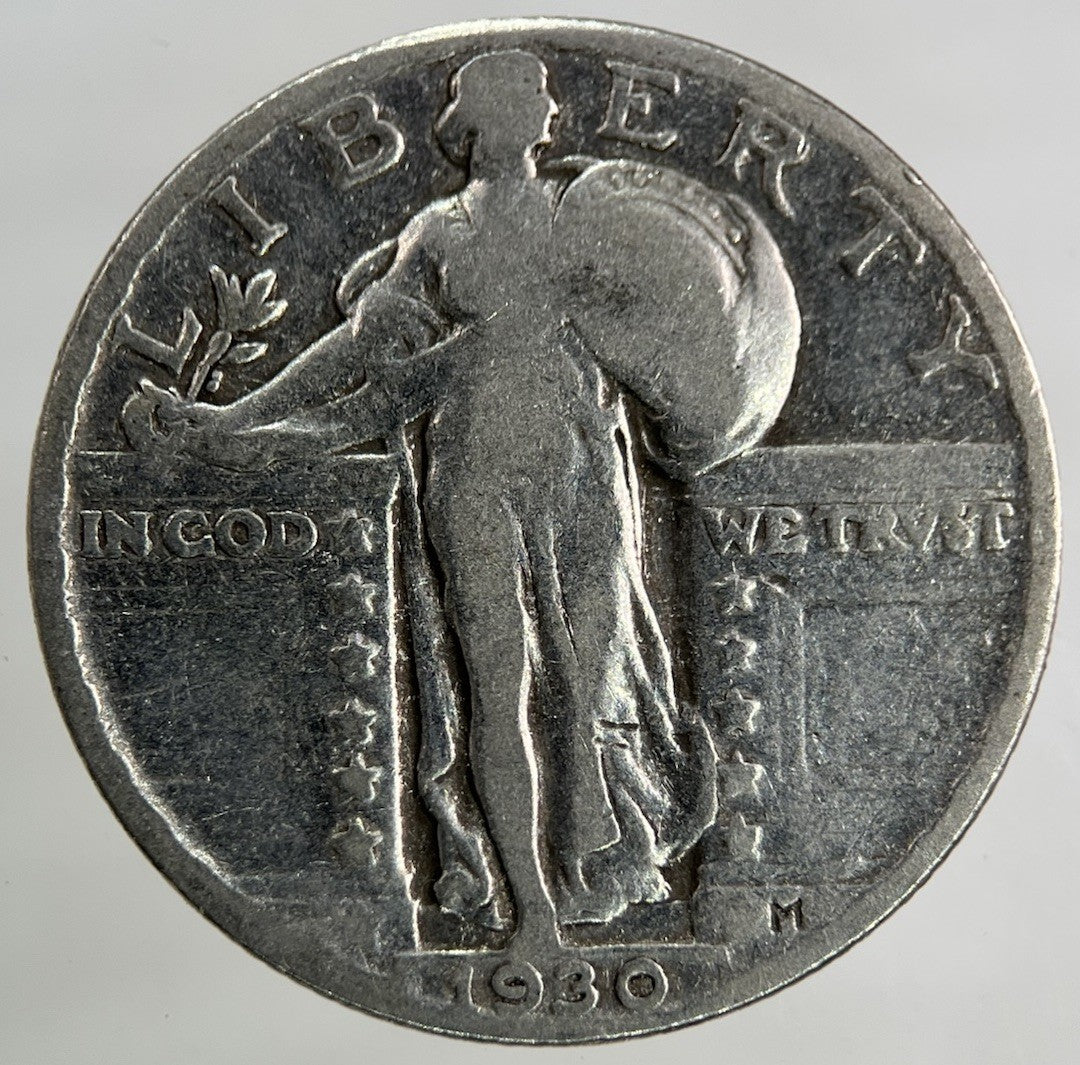 1930 US USA Quarter Dollar Silver Coin | Collectable Grade