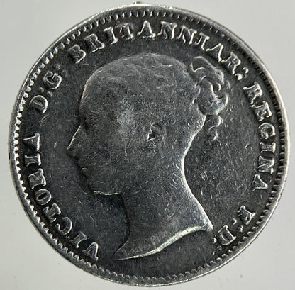 1838 Victoria Groat Four-Pence Silver Coin | Fine Collectable Grade