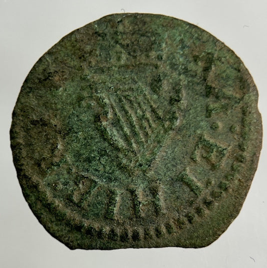 1625-34 Irish Harp Farthing Hammered Coin | Collectable Grade