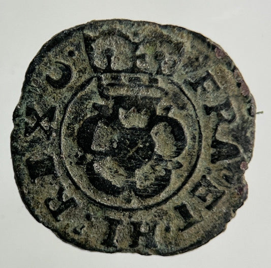 1660-85 Irish Rose Farthing Hammered Coin | Collectable Grade