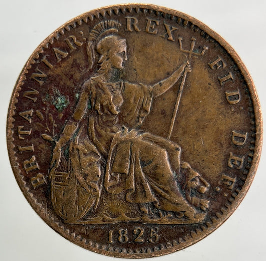 1825 George IV Farthing Coin | Very High Grade
