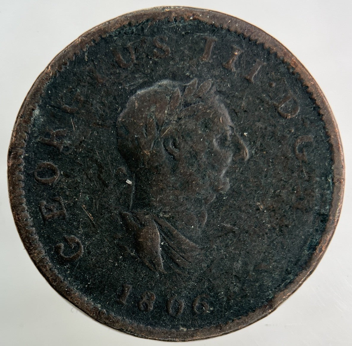 1806 George III 3rd Half-Penny Coin | Collectable Grade