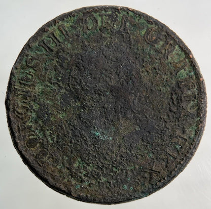 1799 George III 3rd Half-Penny Coin | Worn Grade