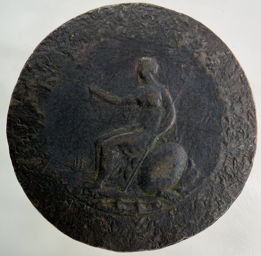 1799 George III 3rd Half-Penny Coin | Worn Grade