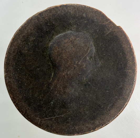 British George III 3rd Half-Penny Coin | Worn Grade