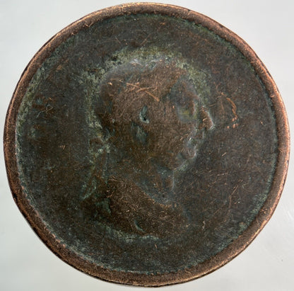 British George III 3rd One Penny Coin | Worn Grade