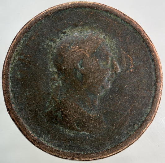 British George III 3rd One Penny Coin | Worn Grade