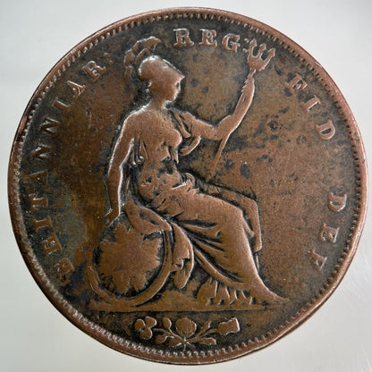 1855 Victoria One Penny Coin | Collectable Grade