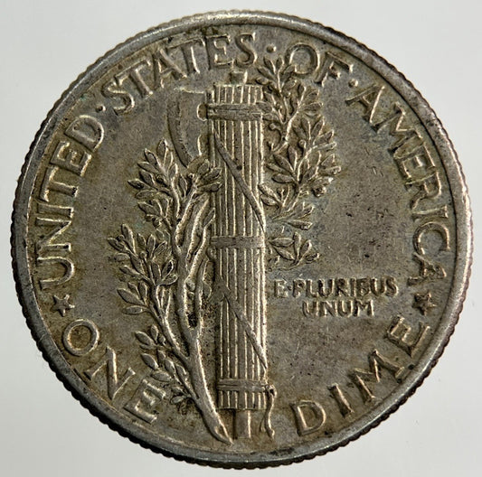 1942 US USA Mercury Dime Silver Coin | Very High Grade