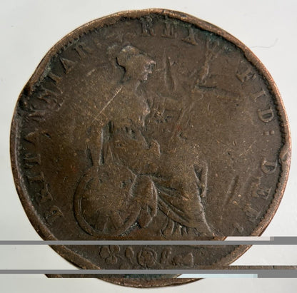 1831 William IV Half-Penny Coin | Fair Grade