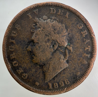 1826 George IV One Penny Coin | Collectable Grade