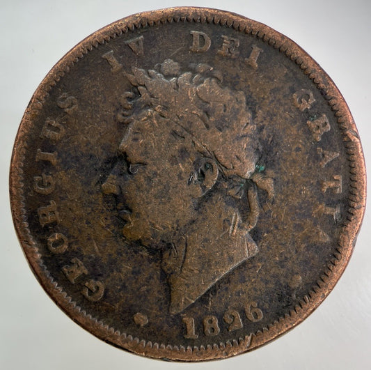 1826 George IV One Penny Coin | Collectable Grade