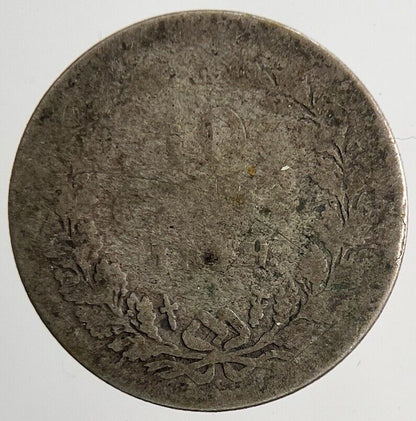 1849 Netherlands 10 Cents Silver Coin | Fair Grade | a6929