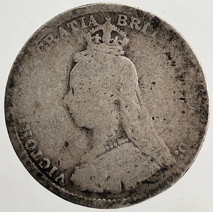 1889 Victoria Threepence Silver Coin | Collectable Grade