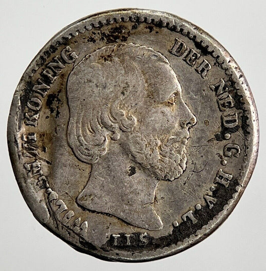 1862 Netherlands 5 Cents Silver Coin | Collectable Grade