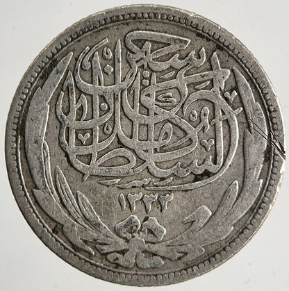 1916 Egypt 2 Piastres Silver Coin | Collectable Grade | a5711