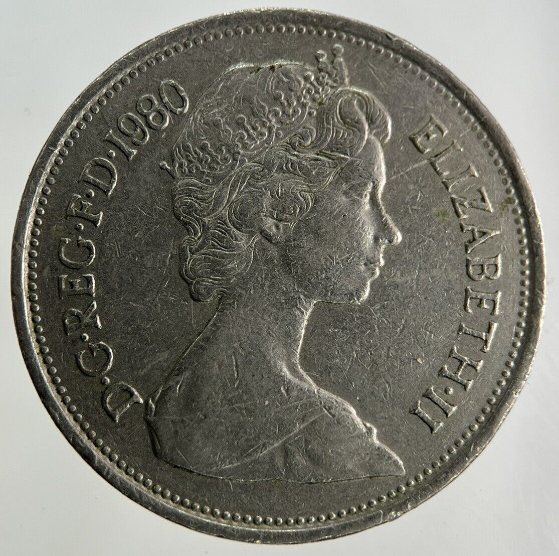 1980 Elizabeth II 2nd 10p Ten-Pence Coin | Collectable Grade