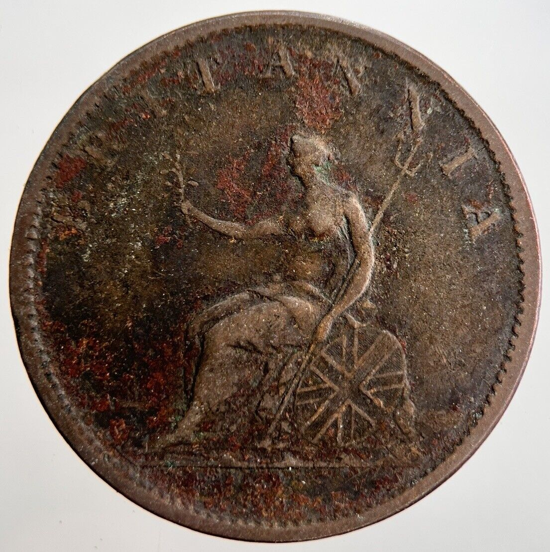 1807 George 3rd III Half-Penny British Coin | Collectable Grade