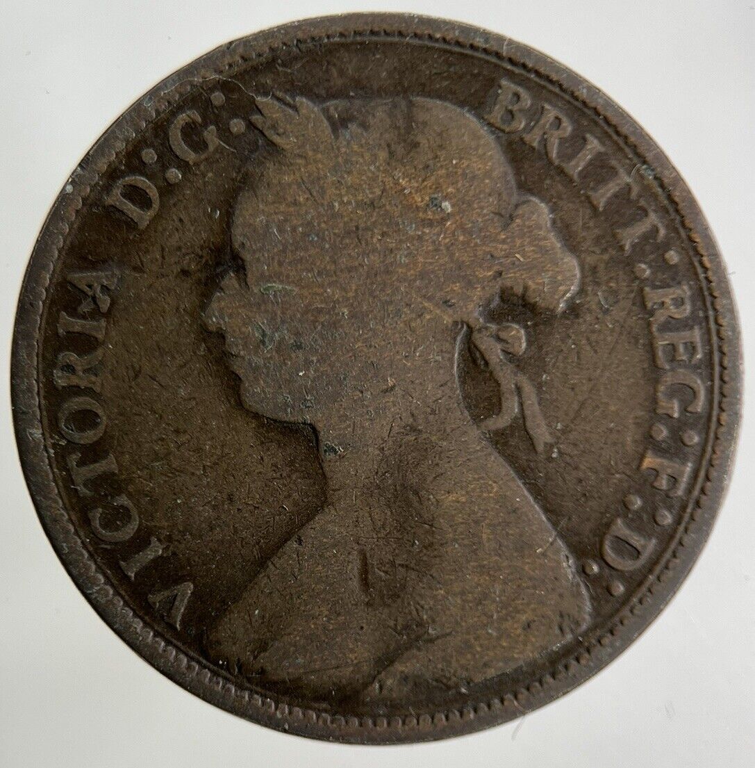 1877 Victoria Half-Penny Coin | Collectable Grade