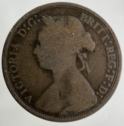 1877 Victoria Half-Penny Coin | Collectable Grade