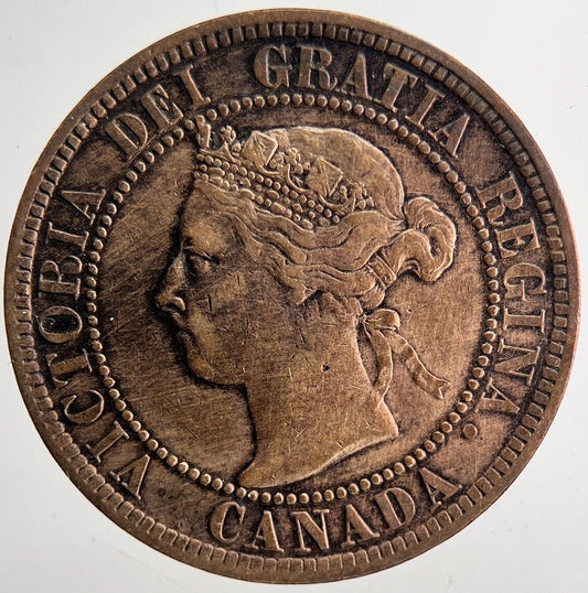 1899 Canada One Cent Coin | Fine Collectable Grade | a6432
