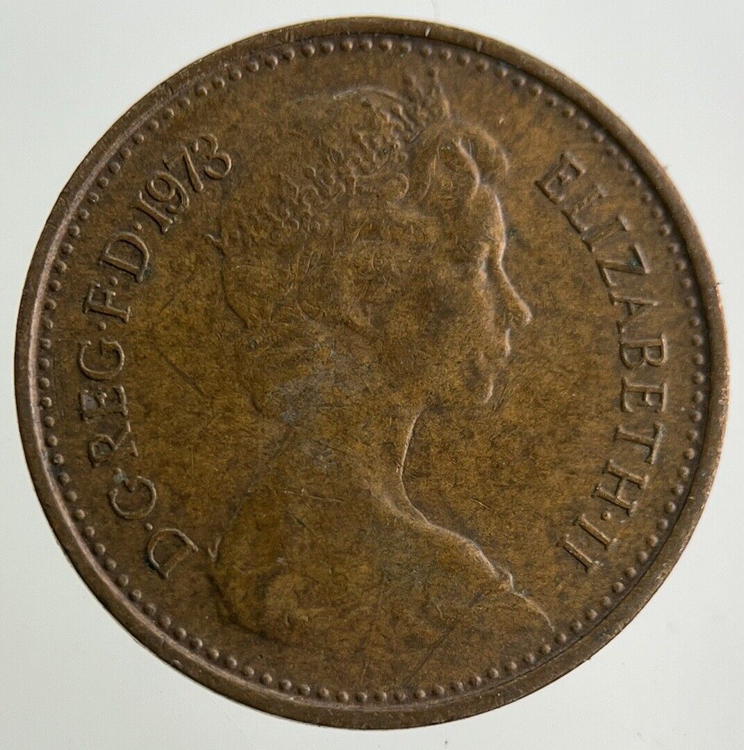 1973 Elizabeth II 2nd New 1/2 Half-Penny Coin | Fine Collectable Grade