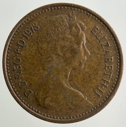 1973 Elizabeth II 2nd New 1/2 Half-Penny Coin | Fine Collectable Grade