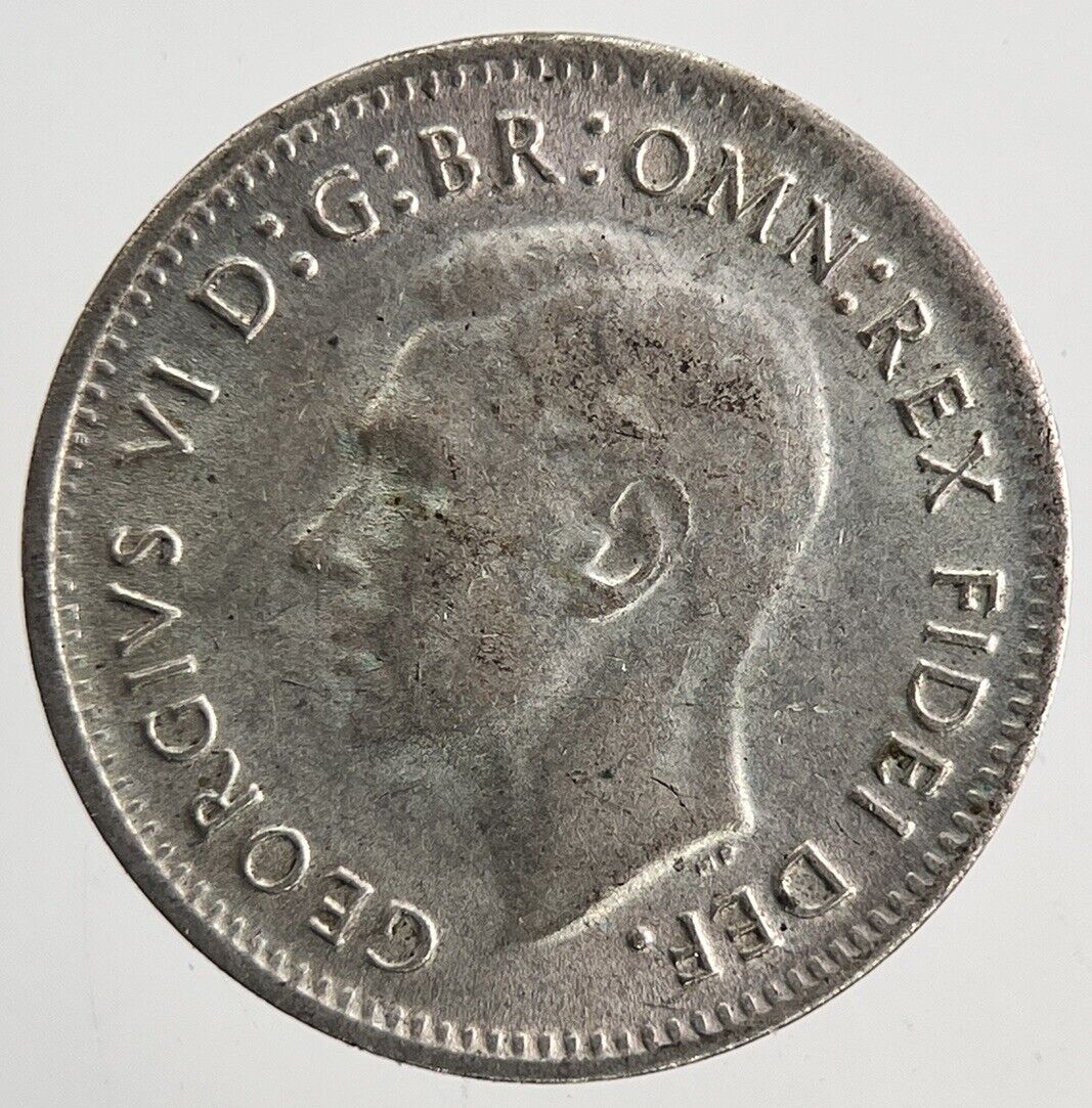 1949 Australia Threepence Silver Coin | Fine Collectable Grade | a9586