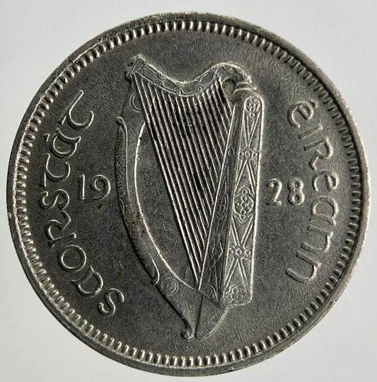 1928 Irish Threepence Coin | Very High Grade