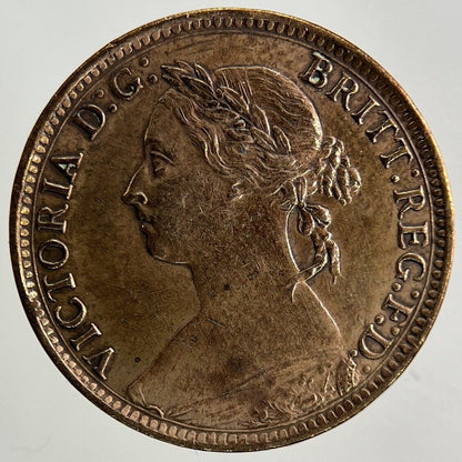 1885 Victoria Farthing Coin | Very High Grade