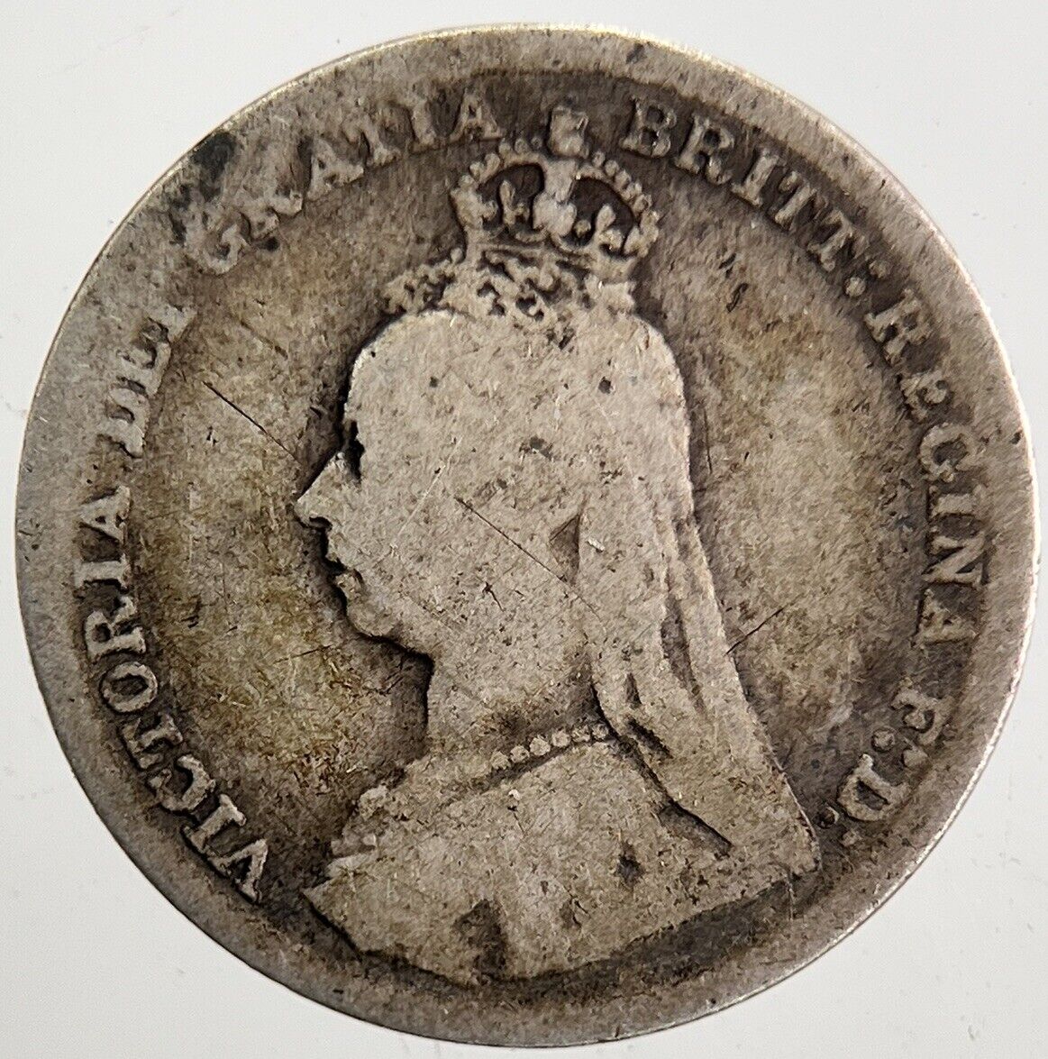 1892 Victoria Threepence Silver Coin | Collectable Grade | a5333