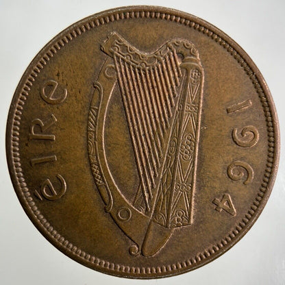 1964 Irish One Penny Coin | Fine Collectable Grade