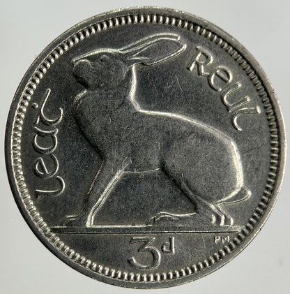 1928 Irish Threepence Coin | Very High Grade