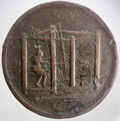 1800’s Yorkshire Barnsley One Penny Token Coin | Collectable Grade | a2618