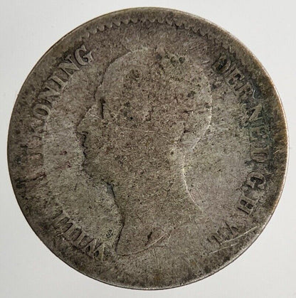 1849 Netherlands 10 Cents Silver Coin | Fair Grade | a6929