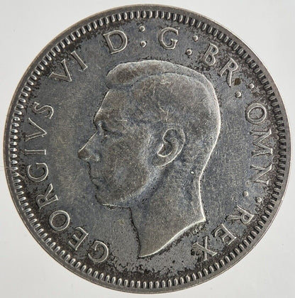 1940 George VI British Shilling Silver Coin | Fine Collectable Grade | a6960