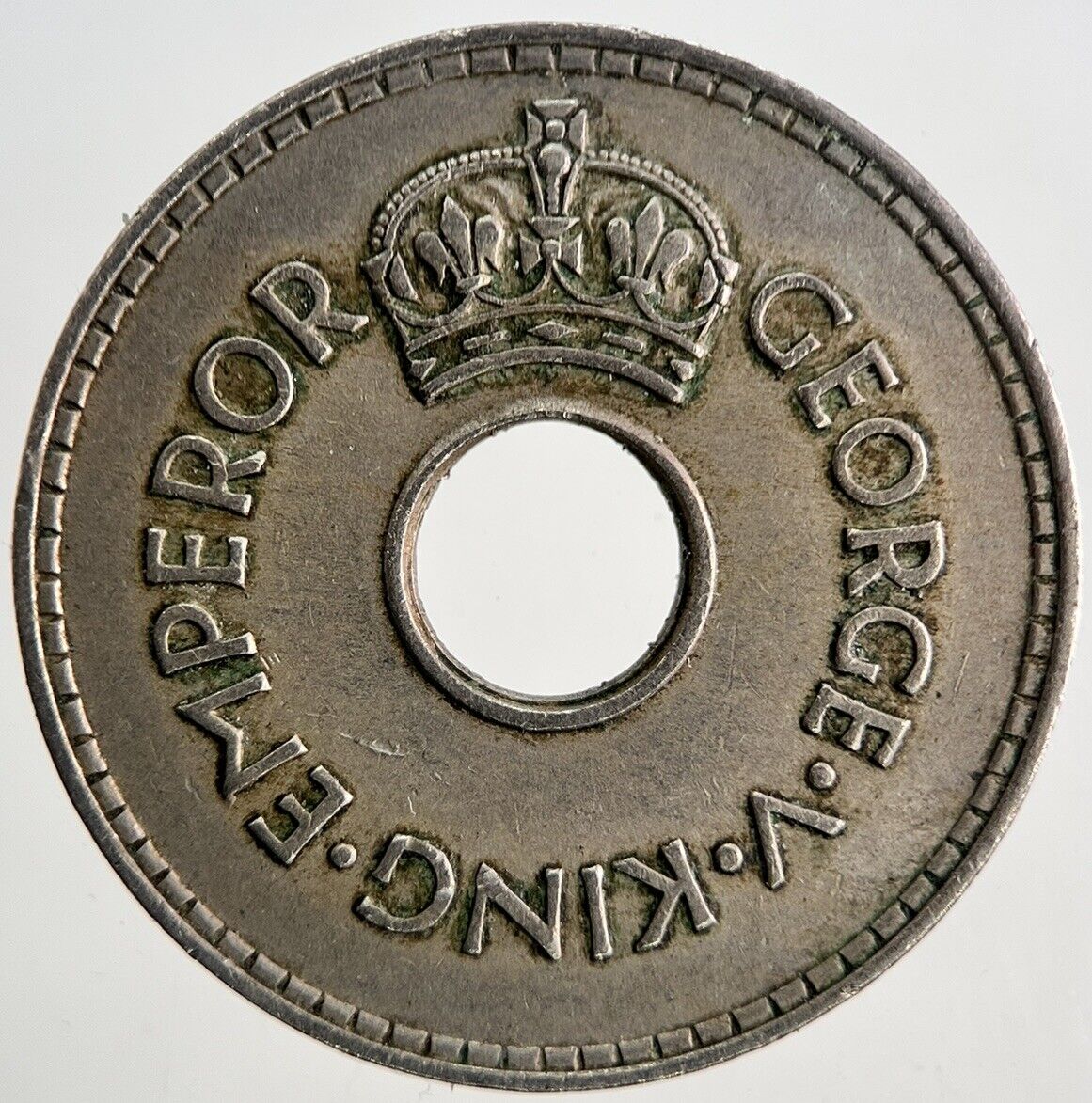 1934 Fiji One Penny Coin | Fine Collectable Grade | a9501