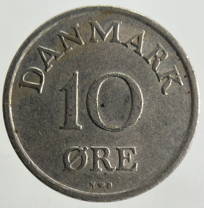 1949 Denmark 10 Ore Coin | Fine Collectable Grade