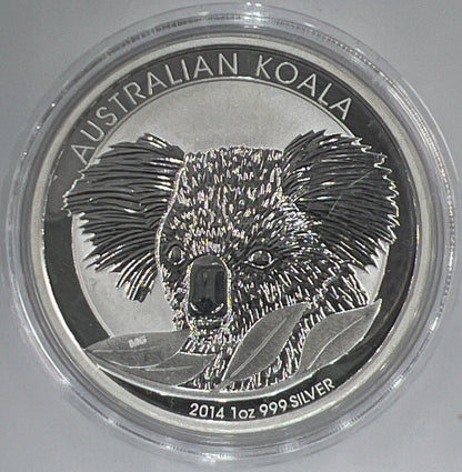 2014 Australia Koala Silver Coin 1oz | Comes In Capsule