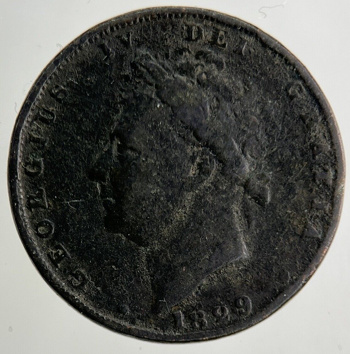 1829 George IV Farthing Coin | Collectable Grade